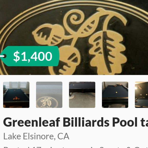 Other Greenleaf Billiards Pool Table Poshmark